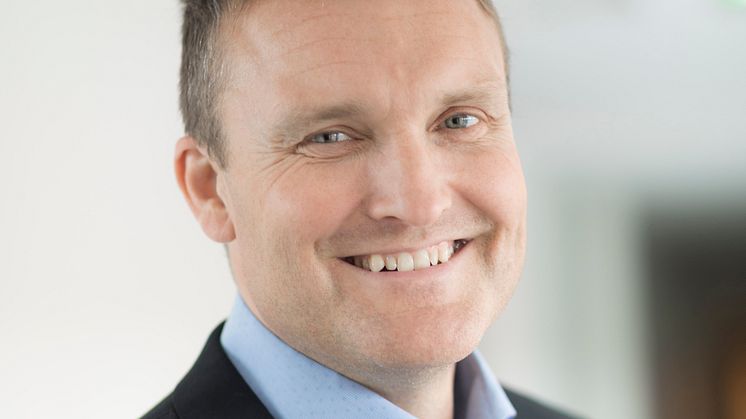Chris Guldbeg (45) blir ny kommunikasjonsdirektør i Sjømatrådet. Foto: Sintef, Thor Nielsen
