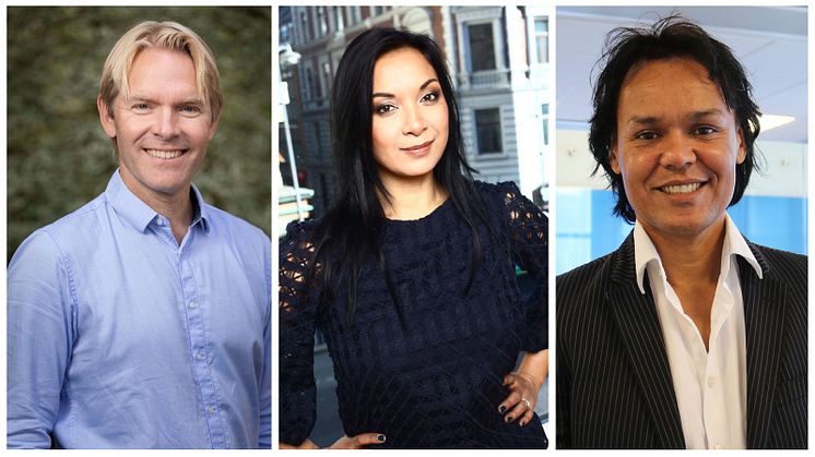 Peter Wilcke (new CEO), Claudia Rademaker (Co-Founder, VP, CMO), and Patrik Nilsson (Co-Founder, VP, R&D)