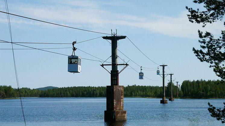 Världens längsta linbana visar upp sig på Skellefteåmässa