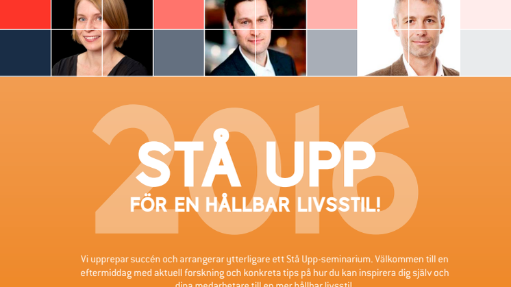 Nytt år och livslånga löften – anmäl dig till Stå Upp-seminariet den 28 januari