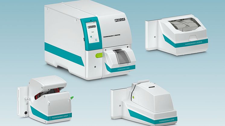 Printer og applikatorerne i Thermomark E serien