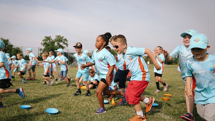 Children take part in All Stars Cricket at Hardwicke Cricket Club (Photo by Tom Shaw/ECB)