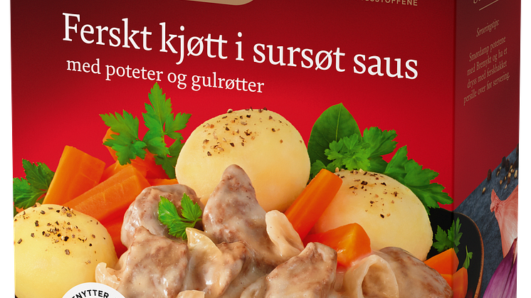 Fjordland Sous Vide Ferskt kjøtt i sursøt saus
