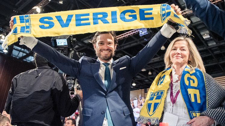 H.K.H. Prins Carl Philip och Vernika Wand-Danielsson