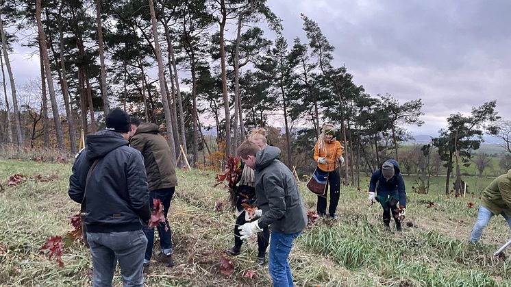 Baumpflanzaktion beim Green Tourism Camp 2023 - ein besonderes Highlight