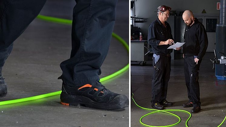 Se hvor du går! Vi introducerer nu vores slangeruller med fluorescerende (Hi-Vis) slanger