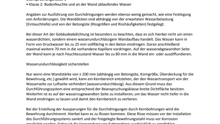Grundlagenartikel: Die weiße Wanne & Leitungsdurchdringen