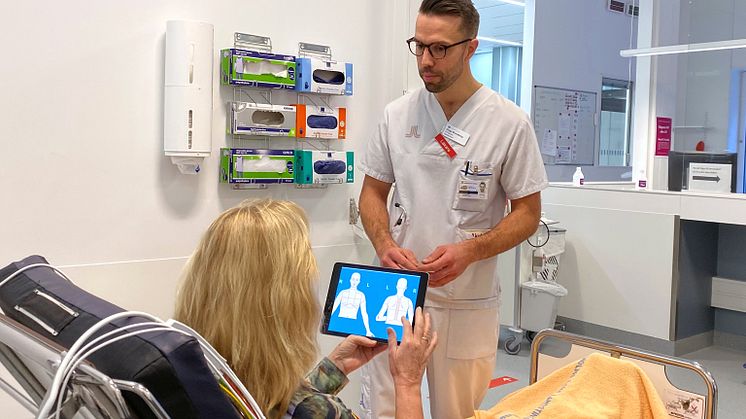 AI:n säkerställer att patienten får svara på alla relevanta frågor som gäller för just den individen, vilket underlättar för läkaren att ställa diagnos.