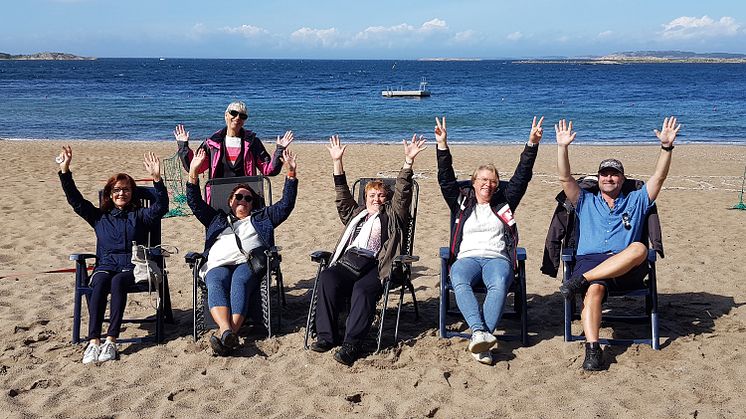 Stranden på Styrsö gav styrka och inspiration till SamCerts medarbetare