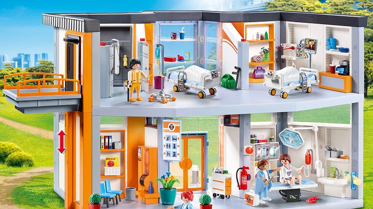 70190 Großes Krankenhaus mit Einrichtung von PLAYMOBIL