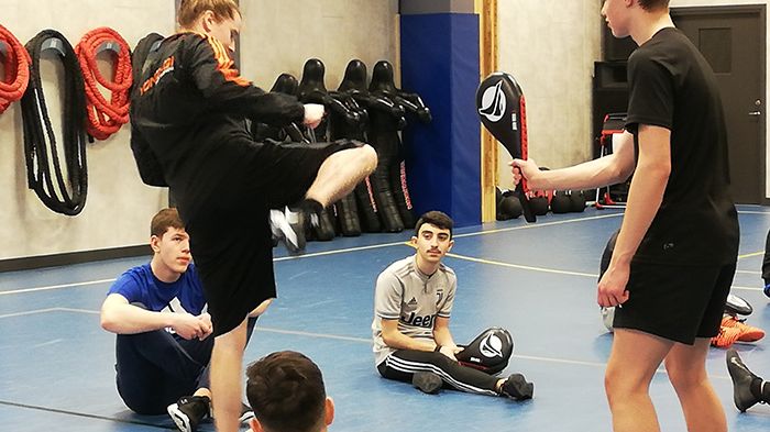 Upp och hoppa-dagen på Erlaskolan Östra