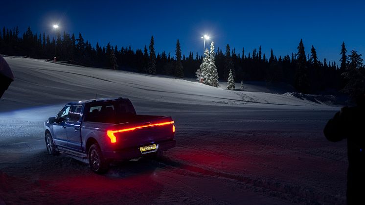 Ford F-150 Lightning Norge vinter 2023