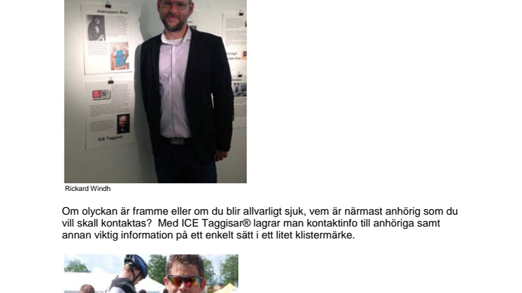 Månadens innovatör i oktober Rikard Windh.