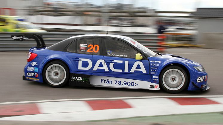Daciaägare ger Andersson sitt stöd i STCC-finalen