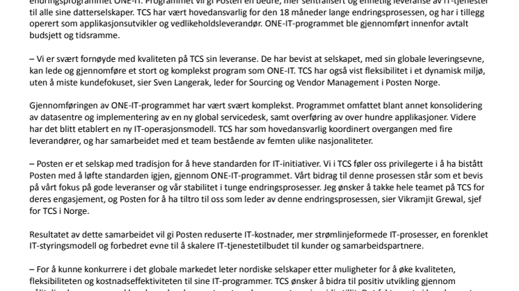 Posten oppgraderer IT-systemene