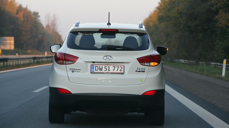 Hyundai ix35 FCEV Hydrogen bak