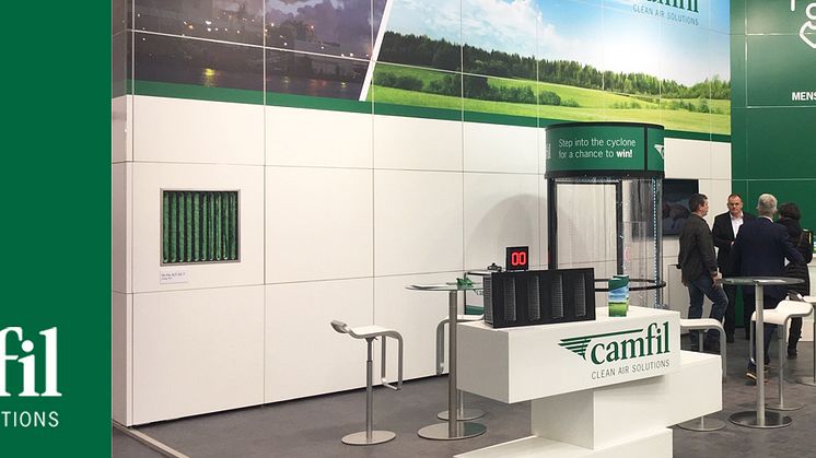 Das Camfil Motto auf der ISH 2019: Menschen schützen | Energie sparen