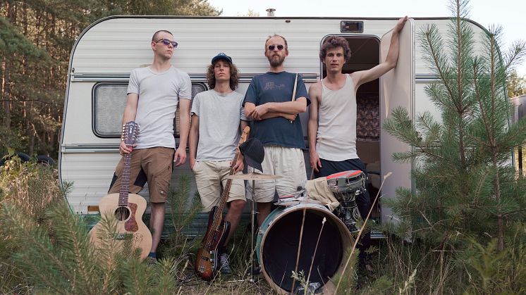 Am Freitag live auf der schwimmenden Bühne zu erleben: Die dänische Band Brothers Moving.