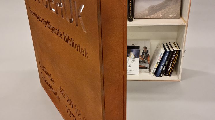 Sveriges sydligaste bibliotek med böcker