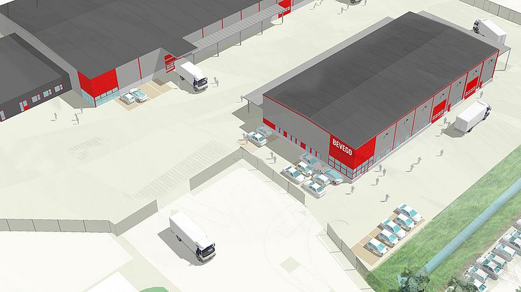 Dubbelknappen 23, Fosie, Malmö, nybyggnation för Bevego