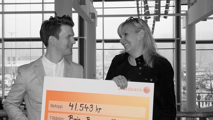 Kungsmässan skänker 41.543kr till Bris.