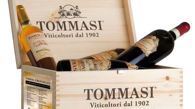 Tommasi jubileumslåda - kommer i beställningssortimentet den 20 november!