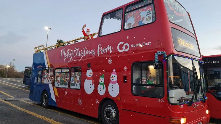 Go North East launches magical Santa bus tour across the region