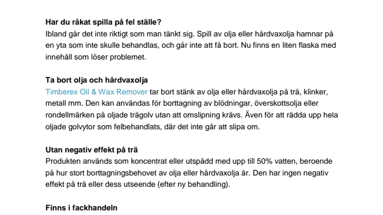 Liten flaska löser oljekris