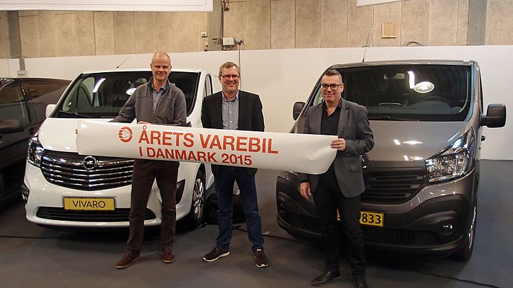 Renault Trafic vinder titlen som Årets Varebil 2015