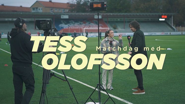 En matchdag som elitdomare i OBOS Damallsvenskan - Tess Olofsson