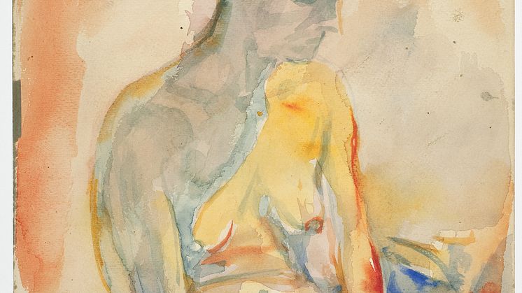 Edvard Munch: Sittende kvinnelig akt / Seated Female Nude (1923–1933)
