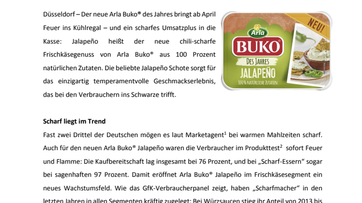 Arla Buko® sorgt für scharfen Umsatz