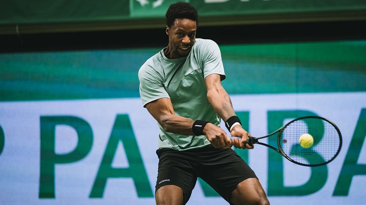 Franske musketören Gaël Monfils är klar för final i BNP Paribas Nordic Open efter seger i semifinal mot Laslo Djere, Serbien. Monfils, som vann turneringen 2011, möter sensationelle kvalspelaren Pavel Kotov i söndagens final.