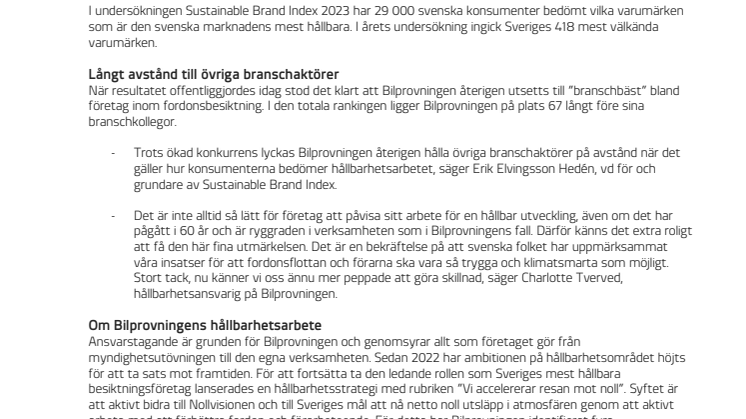 Pressinfo_Bilprovningen_Sveriges_mest_hallbara_besiktningsforetag_2023.pdf