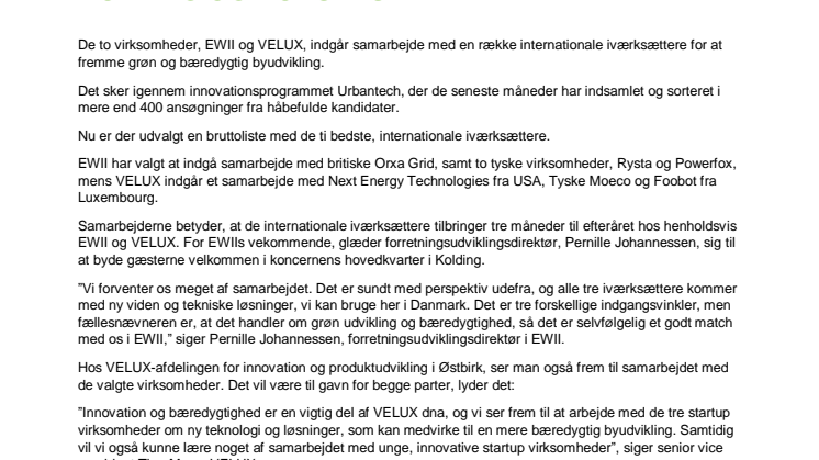 Internationalt samarbejde kommer til Kolding og Horsens