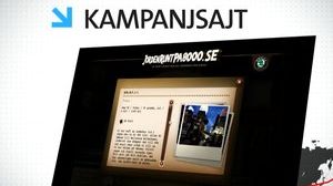 Nominerat bidrag i PR-kategorin Guldägget 2009: Jorden runt på 80 hundralappar
