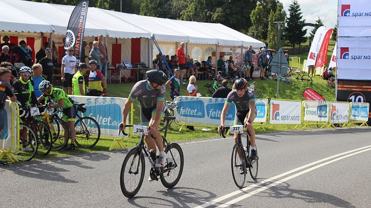 Årets cykelsportevent Cykelstafetten Spar Nord blev afholdt i Triatland Rebild