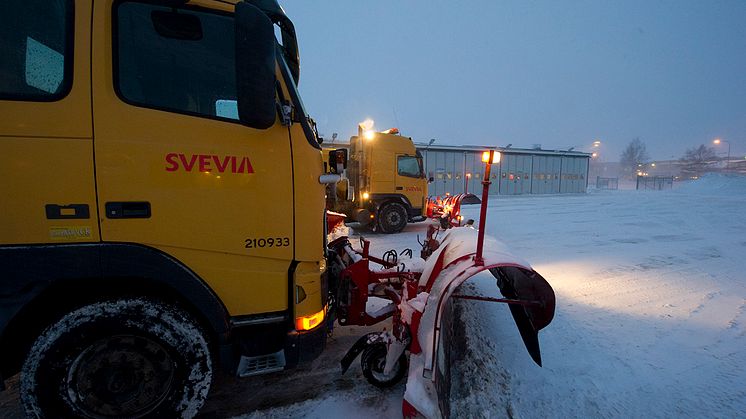 Vägarna inom driftområde Svenstavik kommer att skötas om av Svevia under de närmaste fyra åren.  Foto: Patrick Trägårdh