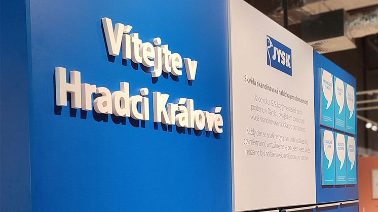 Druhá prodejna JYSK v Hradci Králové