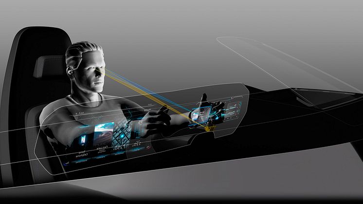 Volkswagen præsenterer på CES det Digitale Cockpit med 3D-instrumentering, Eyetracking og AR Head-up Display