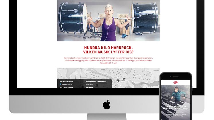 Musik för motion hos Friskis&Svettis