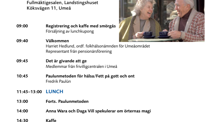 Livslust - ett gott liv på äldre dar
