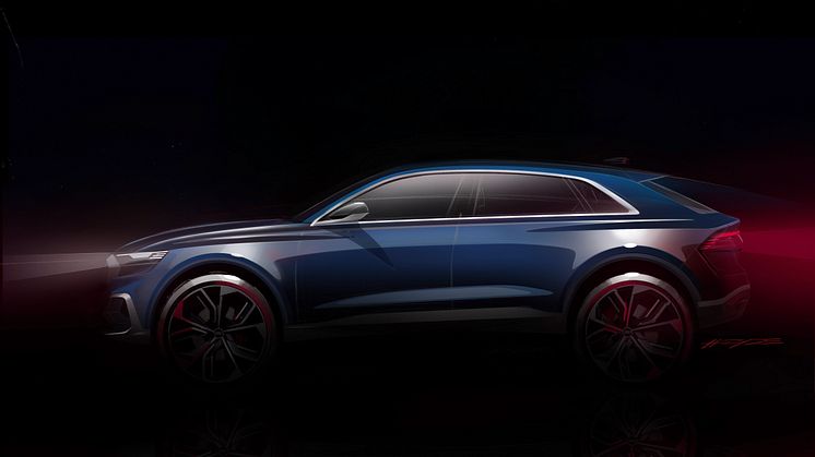 Audi Q8 concept - design sketch