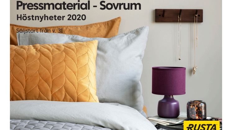 Pressmaterial Sovrum - Hösten 2020