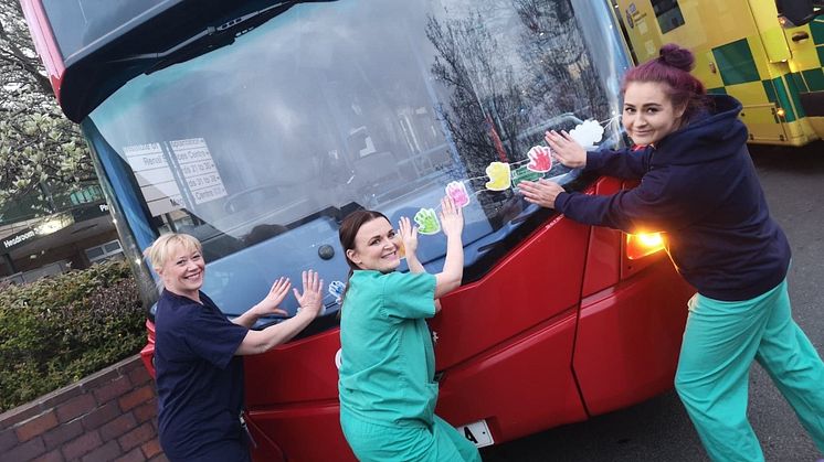 NHS staff at last week's Freeman Hospital celebrations