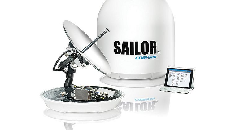 Cobham’s innovative SAILOR 600 VSAT Ka antenna (pictured) is expected to count for the majority of installations under the agreement
