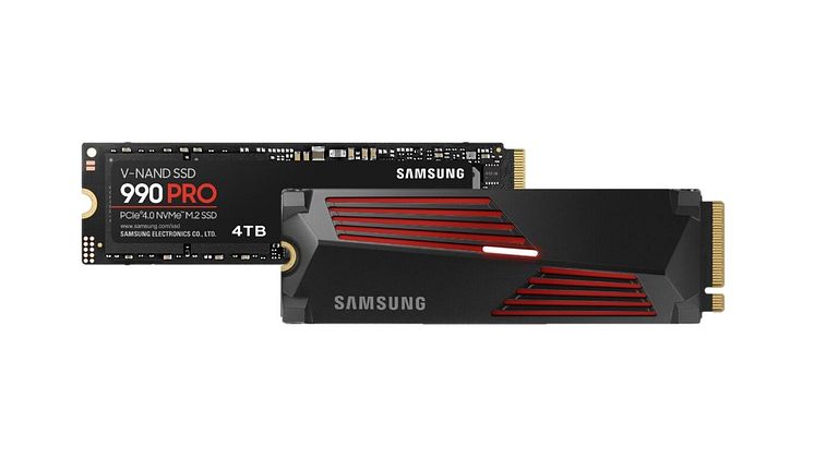 Samsung Electronics' 4TB SSD 990 PRO-serie giver ultimativ ydeevne og kapacitet til gamere og kreatører