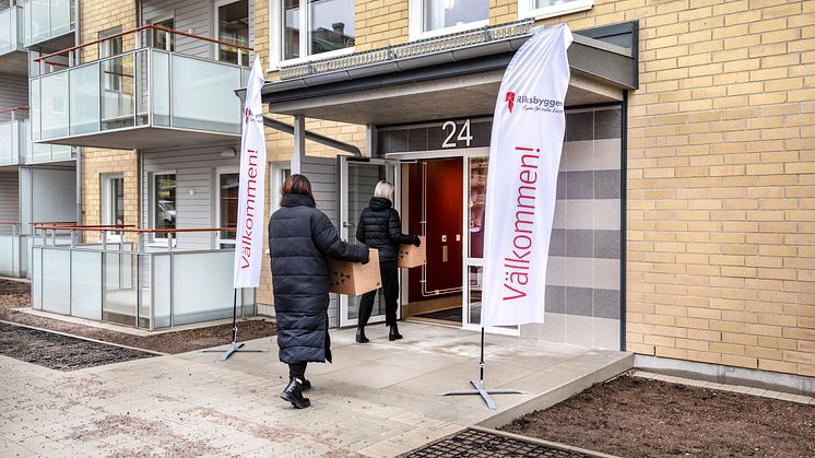 Inflyttning pågår! Foto: Patrik Ekenblom