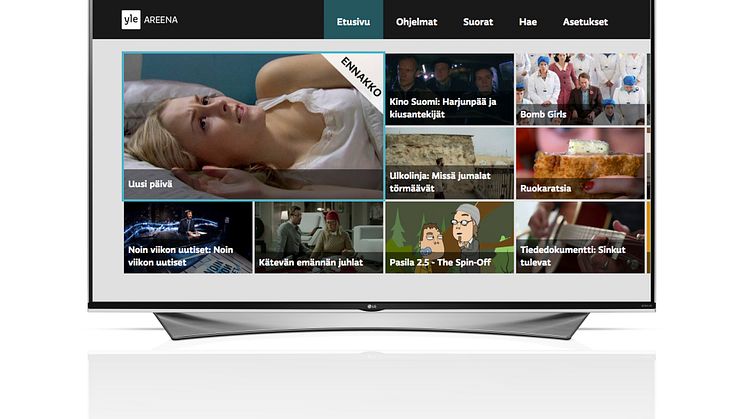 YLE AREENA SAAPUU LG:N SMART TV -ALUSTALLE