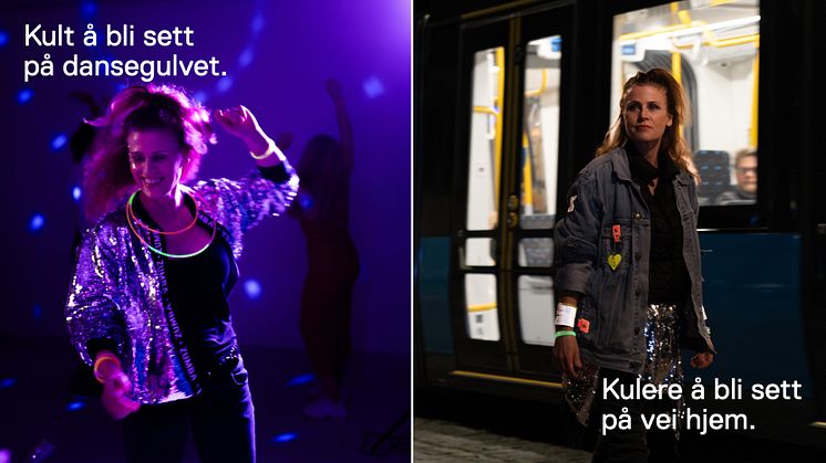 Illustrasjon fra kampanjen: Sporveien
